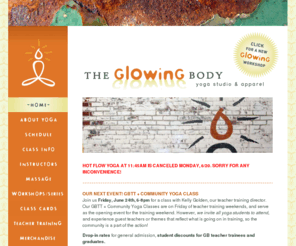 glowingbody.net: The Glowing Body
The Glowing Body | Yoga Studio & Apparel