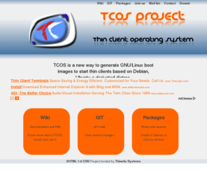 tcosproject.org: TCOS Project (thin client operating system)
