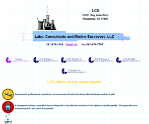 lcs-llc.com: LCS, Labs Consultants and Marine Surveyors, LLC
Independent Marine Surveyors and Laboratory Testing