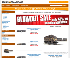 trainsoscale-store.com: O Scale Trains | O Gauge Trains | Up to 35% Off!
Trains O Scale Store - Your Source for O Scale Trains, O Gauge Trains, Locomotives, and More at Discount Prices! Free Shipping Available!