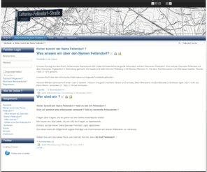 fellendorf.info: Familie Fellendorf / family Fellendorf - Woher kommt der Name Fellendorf ?
Die Website der Familie Fellendorf