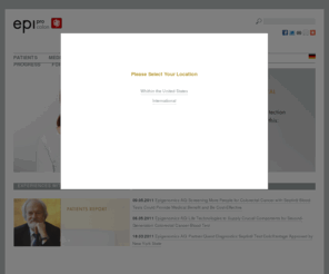 ms9-test.info: Epi proColon: Epi proColon
Die Epigenomics AG ist ein Molekulardiagnostik-Unternehmen, das proprietäre Produkte für die Früherkennung und Diagnose von Krebs entwickelt und vertreibt.