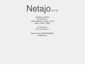 netajo.com: Netajo s.r.o.
Netajo s.r.o.