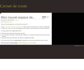 endogene.net: Carnet de route
