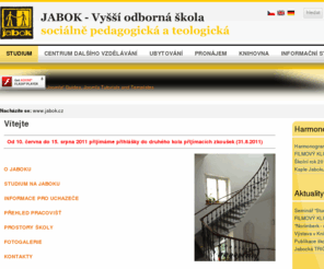 jabok.cz: Vítejte 
Joomla! - n�stroj pro dynamick� port�l a redak�n� syst�m