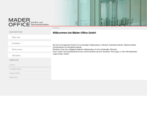 maeder-office.de: Mäder-Office
Mäder-Office GmbH Ihr kompetenter Partner für Hochwertigen Objektausbau