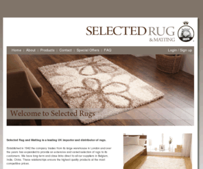 selectedrugs.co.uk: Welcome to Selected Rug & Matting
Selected Rug and Matting Ltd