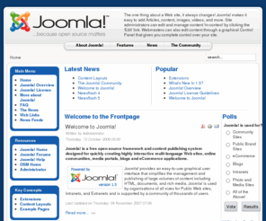 showcontrol.org: Welcome to the Frontpage
Joomla! - the dynamic portal engine and content management system