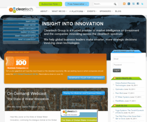 cleantechindustrialrevolution.com: Cleantech Group | Accelerating the next wave of innovation
Global home page