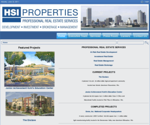 hsi-properties.com: Home
Welcome to HSI Properties - Wisconsin's fastest growing full-service real estate company.