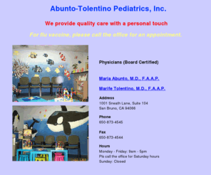 abunto-tolentinopediatrics.com: Abunto-Tolentino Pediatrics Homepage
