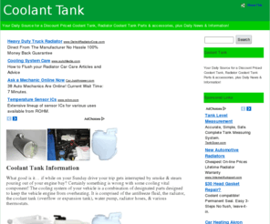 coolanttank.com: Coolant Tank
Coolant Tank - Coolant Tank