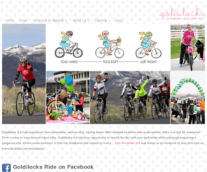 goldilocksride.com: Goldilocks Women Only Bike Ride  | GoldilocksRide.com
