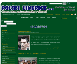 polskilimerick.com.pl: Polski Limerick - Serwis społeczności polskie w Limerick
www.polskilimerick.com.pl - Serwis społeczności polskiej w Limerick