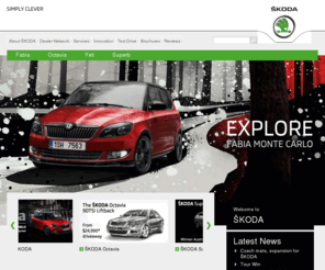 skoda.com.au: New Skoda Cars - Skoda Dealers & Skoda Reviews - Å koda Australia
Å koda offer Australia a better choice of cars. Find information on the latest Skoda cars, request brochures, even book a test drive from your nearest Å koda dealer.