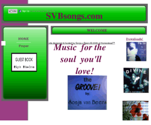 svbsongs.com: Home
Divine  lyrics for Comfort Calmness and Clarity. activated words while  being released in speech. A Rhythm Combination of  music delight  to be encouraged with  Faith and Strenght.