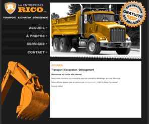 entreprises-rico.com: Transport, Excavation, Déneigement || Entreprise RICO inc.
Transport, Excavation, Déneigement