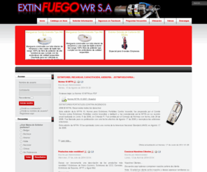 extinfuegowrsa.com: Extinfuegowrsa | Extintores, Recargas, Capacitación, Asesoría. ::Extinfuegowrsa:: | Extintores, Recargas, Capacitación, Ases
Extintores, Recargas, Capacitación, Asesoría. ::Extinfuegowrsa:: Alianza Extinfuegowrsa-Implaser Jueves, 12 de Octubre de 2006 04:00 administrado...