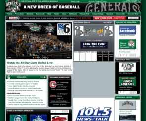 jacksongeneralsbaseball.com: The Official Site of Minor League Baseball | Jackson Generals Homepage
The Official Site of Minor League Baseball | Jackson Generals Homepage