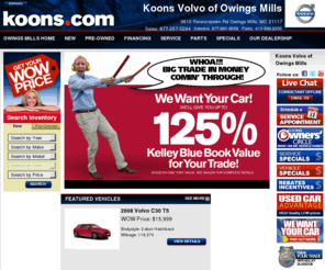 koonsvolvo.net: Koons Kia Volvo of Owings Mills | New Volvo dealership in Owings Mills, MD 21117
Owings Mills, MD New, Koons Kia Volvo of Owings Mills sells and services Volvo vehicles in the greater Owings Mills