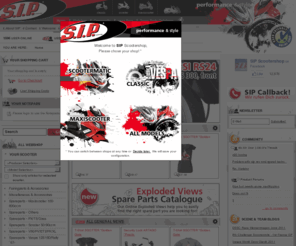 vespass180.com: SIP Scootershop: performance & style für Motorroller, Maxiscooter, Scooter
        und klassische Vespas - Zubehör, Tuning und Ersatzteile
SIP Scootershop is the leading mailorder and online shop for scooter parts. Accessoire, spare parts and tuning for classic Vespa and modern automatic scooters.