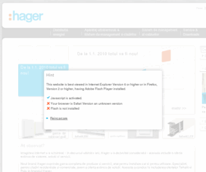 hager.ro: Instalatii electrice Hager
Description