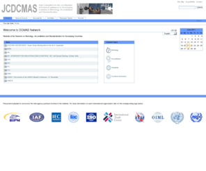 jcdcmas.org: DCMAS Network
Website of the Network on Metrology, Accreditation and Standardization for Developing Countries.