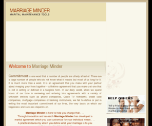 marriage-minder.com: Marriage Minder -  Marital Maintenance Tools
Marital Maintenance Tools