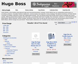 hugoboss.info: Hugo Boss
Hugo Boss price comparison homepage