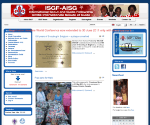 isgf.org: Homepage ISGF / AISG
International Scout and Guide Fellowship / l'Amitié Internationale Scoute et Guide