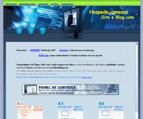 siteeblog.com: Hospedagem com Site e Blog.com
Site e Blog oferece serviços hospedagem de sites e blogs