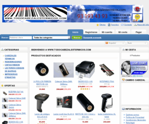 todocabezalestermicos.com: Todo Cabezales Térmicos
Cabezales térmicos para SATO, ZEBRA, DATAMAX, TEC, AVERY, MARKEM, ETC...