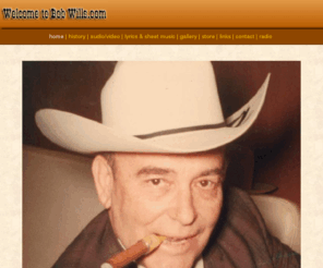 westernswingfiddle.com: The Official Home of Bob Wills
Welcome to the official online home of Bob Wills!