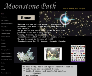 amethystpath.com: Home
Moonstone Path sells body, mind and spirit wellness products, divination tools, and one of a kind items to help your journey on your chosen path.