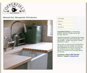 copperfieldkitchens.com: Copperfield Kitchens: high quality bespoke kitchens and interior woodworking, Frome Somerset
Bespoke Kitchens and woodworking in Frome, Somerset. 