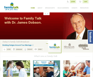 dobsonfamilytalk.com: Family Talk with Dr. James Dobson Official Site
Dr. James Dobson provides sound biblical advice on Christian marriages, families and parenting through the ministry of Family Talk’s radio program with co-host Ryan Dobson and LuAnne Crane. Family Talk with Dr. James Dobson also provides commentaries and resources for you!