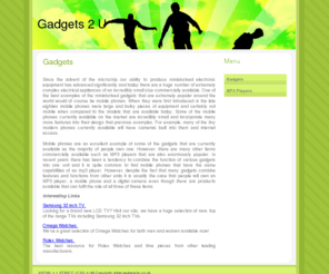 gadgets2u.co.uk: Gadgets, MP3 Players
Your first choice for online gadgets and MP3 players.