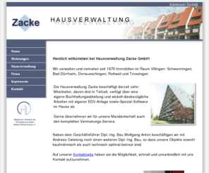 hausverwaltung-zacke.com: Hausverwaltung Zacke GmbH
Hausverwaltung Zacke GmbH