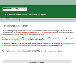 marketlinkcd.com: Market-Linked CD
Home Page