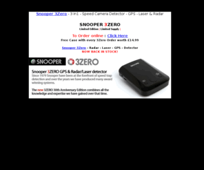 snooper3zero.com: Snooper 3Zero - 3 In One Speed Camera Detector
Snooper 3ZERO - GPS - Radar - Laser Camera Detector