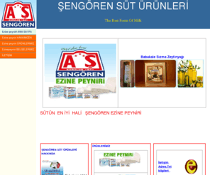 turkcheese.com: ŞENGÖREN EZİNE PEYNİRİ
şengören ezine peyniri fabrikası hakkında genel bilgi, ürünler hakkında bilgiler, şengören ezine peyniri hakkında, şengören süt ürünleri fabrikasının sahip olduğu belgeler, fabrika, şirket iletişim bilgileri