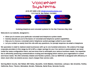 voicenetsystems.com: VoiceNet Systems - Welcome
