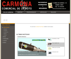 carmonamotos.com: ULTIMAS NOTICIAS
Joomla! - el motor de portales dinámicos y sistema de administración de contenidos
