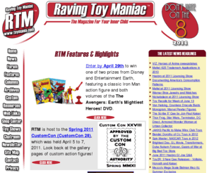 toymania.com: Raving Toy Maniac - Action Figure and Toy News and Resources
The Raving Toy Maniac is a news and information site for toys and action figures, with archives, a forum, chat room, links section and more.