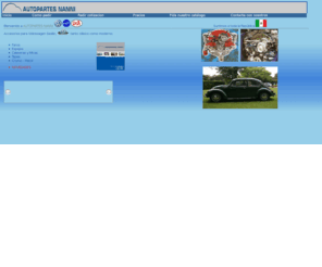 autopartesnanni.com: AUTOPARTES NANNI. ACCESORIOS PARA VOLKSWAGEN SEDAN - VOCHO.
AUTOPARTES NANNI VENTA DE ACCESORIOS PARA VOLKSWAGEN SEDAN