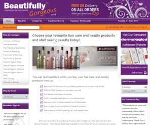 beautifullygorgeous.co.uk: REDKEN | Pureology | Natural Elements | Wella | Essential Care Organic | China Glaze | Fake Bake | UK Stockists
Delivered to your door. UK Stockists Redken, Pureology, WELLA Sp, Natural Elements skin care, Essential Care Organic skin care, Skin Doctors, VANI-T tanning, Fake Bake, China Glaze. Hair care, skin care and natural organic hair beauty products available at discounted prices,Free UK Delivery