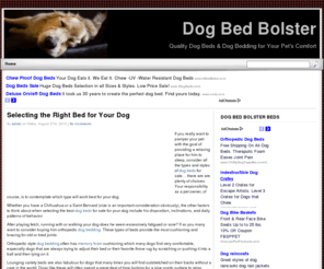 dogbedbolster.com: Dog Bed Bolster - Buy Dog Beds, Bedding Online - Free Shipping
Dog Bed Bolster: Buy the Best Dog Beds and Dog Bedding Online From Leading Brands - Snoozer, Orvis, Mammouth, Free Shipping