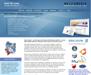 profitorloss.co.uk: Melcomedia  - Professional web design, hosting, databases, online payment processing
Leading Scottish e-commerce website designers, photography, usability testing, search engine optimisation, domain registration, hosting and maintenance agreements