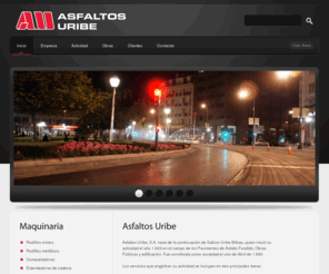 asfaltosuribe.com: Profesionales en Pavimento de Asfalto Fundido, Aglomerado en caliente, frio y de color, Construcción de calles, carreteras, frontones, caminos y aparcamientos
Profesionales en Pavimento de Asfalto Fundido, Aglomerado en caliente, frio y de color, Construcción de calles, carreteras, caminos y aparcamientos