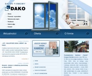 dako-bielsko.pl: Okna i drzwi, parapety PCV Drewniane, Bielsko-Biała, Salon Firmowy DAKO
